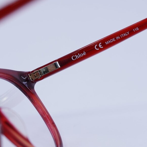 🕶️ New Chloe CE2690 606 Eyeglasses - Burgundy Frame 53mm - Picture 8 of 9